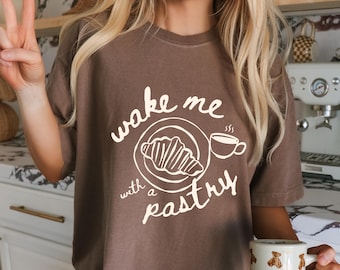 Sunday Morning Croissant Shirt Paris Shirt Old Money Aesthetic Breakfast Club Mimosa Shirt Y2K Shirt French Pastries French Tee Croissant
