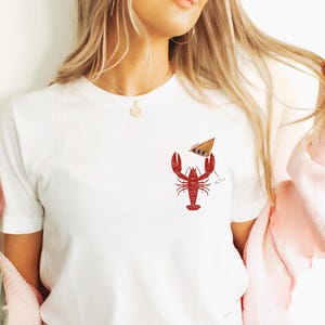 Espresso Martini Lobster Shirt Old Money Aesthetic Ocean Inspired Style Coastal Granddaughter New England Shirt Boston Shirt Nantucket Shirt