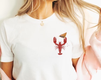 Espresso Martini Lobster Shirt Old Money Aesthetic Ocean Inspired Style Coastal Granddaughter New England Shirt Boston Shirt Nantucket Shirt