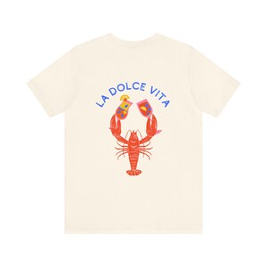 Aperol Spritz Shirt La Dolce Vita Shirt Signature Cocktail Old Money Aesthetic Italia Shirt Tomato Girl Downtown Girl Lobster Shirt Natural