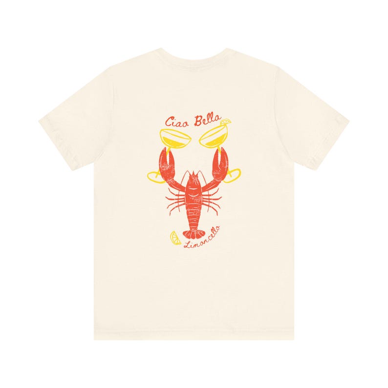 Ciao Bella Shirt Limoncello Dolce Vita Vibes Old Money Aesthetic Ocean Inspired Style Coastal Granddaughter Lobster Shirt Tomato Girl image 4