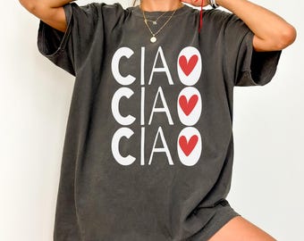 Ciao Shirt Ciao Bella Shirt Tomato Girl Italia Shirt Italy Shirt Italy Summer