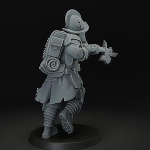 Trench cleaner | JK Remo | Wargaming | Tabletop | 3D printed miniature | Trench Crusade compatible | Pilgrim
