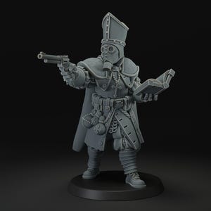 Pauselijke geestelijke | JK Remo | Wargamen | Tafelblad | 3D-geprinte miniatuur | Compatibel met Trench Crusade | Pelgrim