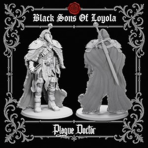 Plague Doctor | Proxy Realms Gaming | Wargaming | Tabletop | 3D printed miniature | Trench Crusade compatible