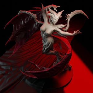 The Great Temptress Demon | Wargaming | Tabletop | 3D printed miniature | OPR compatible