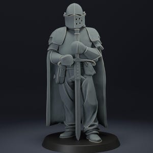 Trench Paladin | JK Remo | Wargaming | Tabletop | 3D printed miniature | Trench Crusade compatible | Pilgrim