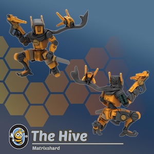 Matrixshard | Hivemind minis | Tabletop game | Wargame | 3D Printed miniatures