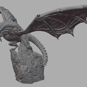 Großer Drache Tiamat | 3D gedruckte Miniatur | Brettspiele | Dungeons and Dragons | Kriegsspiele | 32mm