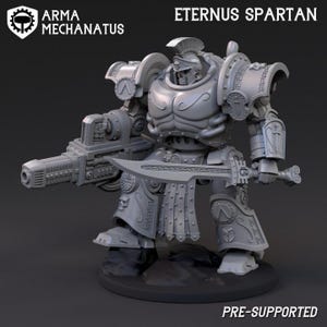 Eternus Spartan Armor | Wargaming | Tabletop | 3D printed miniature | OPR compatible