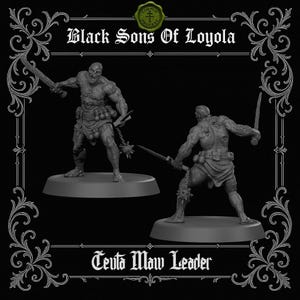 Ceuta Penal Colony Leader | Proxy Realms Gaming | Wargaming | Tabletop | 3D printed miniature | Trench Crusade compatible