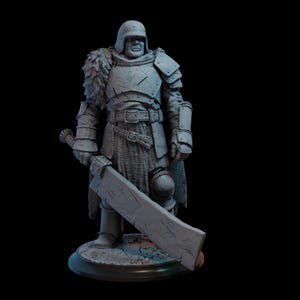 Sir Wulfric the Grim | Proxy Realms Gaming | Wargaming | Tabletop | 3D printed miniature | Trench Crusade compatible