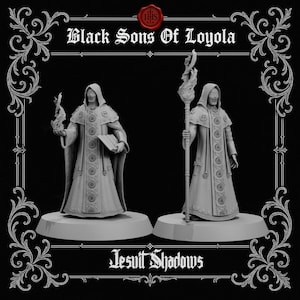 Jesuit Shadows | Proxy Realms Gaming | Wargaming | Tabletop | 3D printed miniature | Trench Crusade compatible