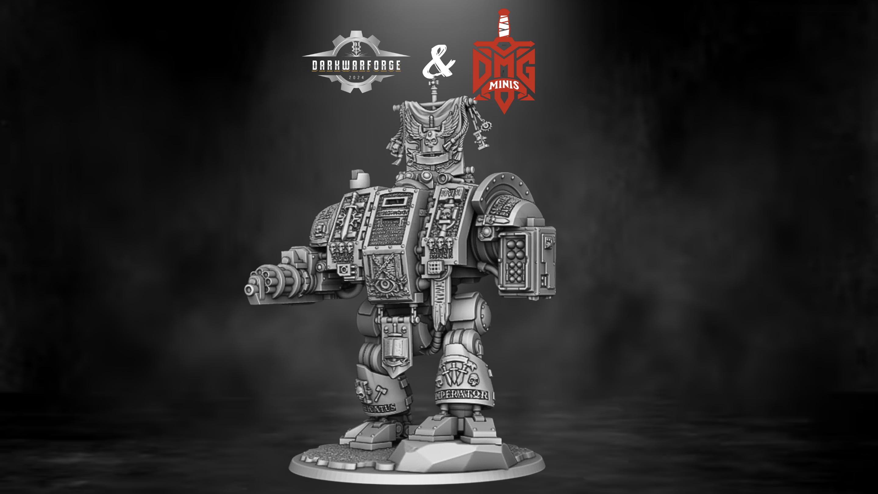 Silver Wardens - Robot of Death | DMG Minis | Wargaming | Tabletop | 3D printed miniature | OPR compatible