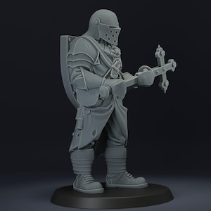 Trench Soldier with cross-mau | JK Remo | Wargaming | Tabletop | 3D printed miniature | Trench Crusade compatible | Pilgrim
