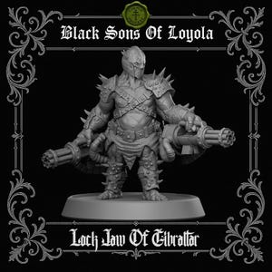 Losk Jas of Gibraltar | Proxy Realms Gaming | Wargaming | Tabletop | 3D printed miniature | Trench Crusade compatible
