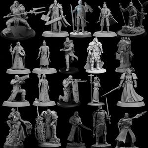 Black Sons of Loyola bundle | Proxy Realms Gaming | Wargaming | Tabletop | 3D printed miniature | Trench Crusade compatible