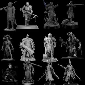 Los Alumbrados bundle | Proxy Realms Gaming | Wargaming | Tabletop | 3D printed miniature | Trench Crusade compatible