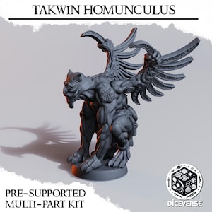 Takwin Homunculus | Diceverse | Wargaming | Tabletop | 3D printed miniature | Trench Crusade compatible | Pilgrims