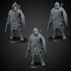 Trench Guards | JK Remo | Wargaming | Tabletop | 3D printed miniature | Trench Crusade compatible | Pilgrim