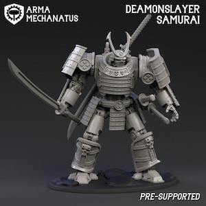 DeamonSlayer - Samurai Heavy Armour | Wargaming | Tabletop | 3D printed miniature | OPR compatible