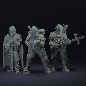Trench Squad | JK Remo | Wargaming | Tabletop | 3D printed miniature | Trench Crusade compatible | Pilgrim