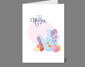 Nowruz Card – Persian New Year haftseen Greeting (Digital Download)