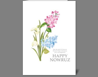 Nowruz Card – Persian New Year sonbol Greeting (Digital Download)
