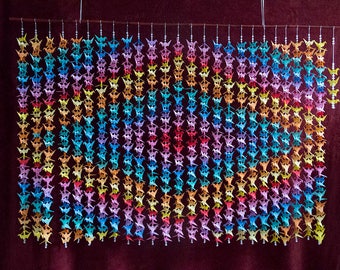 1005 Origami Crane Hanging - "Wide Diamond" - 15 colors - 5'x3'