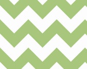 SALE - Large Chevron Stripe in Green - sku C330 30 - 1 Yard - by Riley Blake Designs