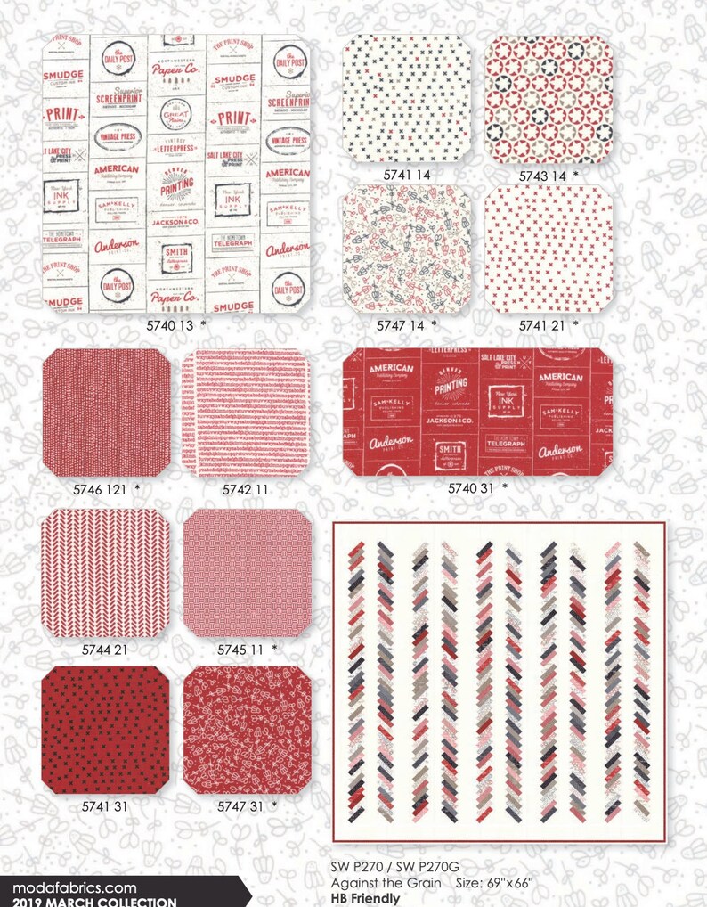 Fat Quarters 34 The Print Shop SALE - Sweetwater for Moda Fabric