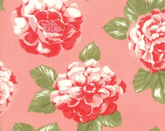 SALE - Yardage - Early Bird - Pink Blooms 55190-13 - Bonnie and Camille for Moda Fabrics