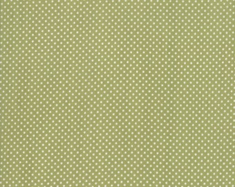 SALE - Yardage - Early Bird - Green Dot 55195-16 - Bonnie and Camille for Moda Fabrics