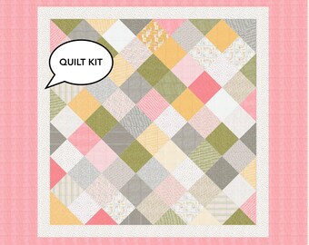 SALE -  Quilt Kit - Charm on - Sweetwater - Renew - Moda Fabric - Missouri Star Tutorial