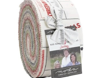 SALE - Jelly Roll - Red Barn Christmas - Sweetwater - Moda Fabric