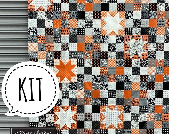 SALE Quilt Kit Campfire Glow by Then Came June With Midnight Magic 2