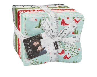 SALE - Fat Quarter Bundle - Merry Little Christmas - Bonnie and Camille - Moda Fabric