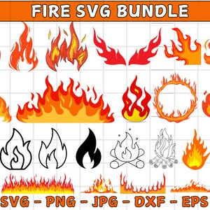 Fire SVG Bundle, Fire ClipArt, Fire Svg Files, Fire Flames Svg, Flames Frame Svg, Fire Frame Svg, Fire Png , FIRE SVG , fire eps