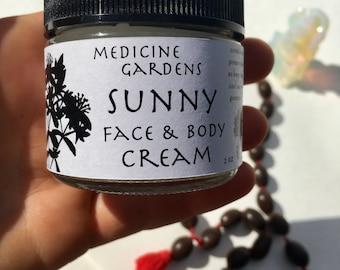 sunny face & body cream -soothing, moisturizing and protective cream for the summer