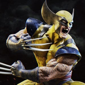 Ferocious Clawed Mutant Resin Statue – Hand-Painted Limited Edition Hero Figure