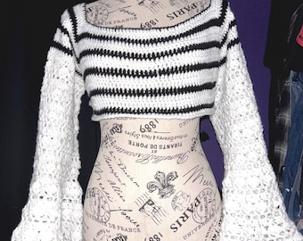 Patrón de crochet para el encogimiento de hombros de pesadilla