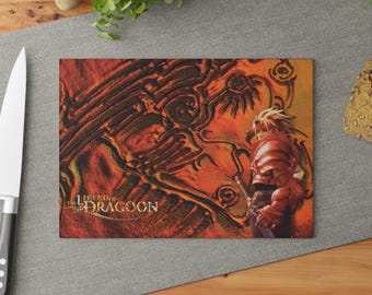 Legend of Dragoon Glass Cutting Board 0969