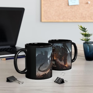 Doom Dark Ages Black Mug (11oz, 15oz) Doomguy
