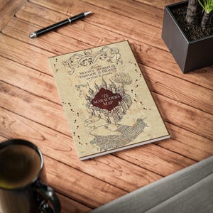 Carnet à couverture souple Harry Potter Marauder's Map, A5