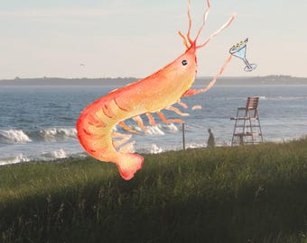 Shrimp Cocktail Watercolor Digital Download
