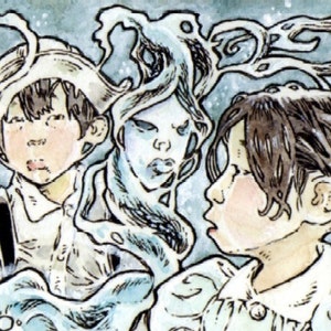 The Bakechochin ATC ACEO Haunted Illustration Ghosts Scary Children Fantasy 2 Prints image 2