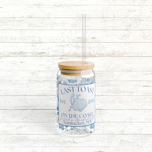Last Toast On The Coast Bachelorette KUNDENGEFERTIGT Bierdose Glas Bachelorette Party Favors Brautjungfer Geschenk Bachelorette Theme Decor