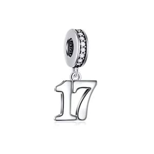 Pandora 17th birthday charm - Etsy 日本