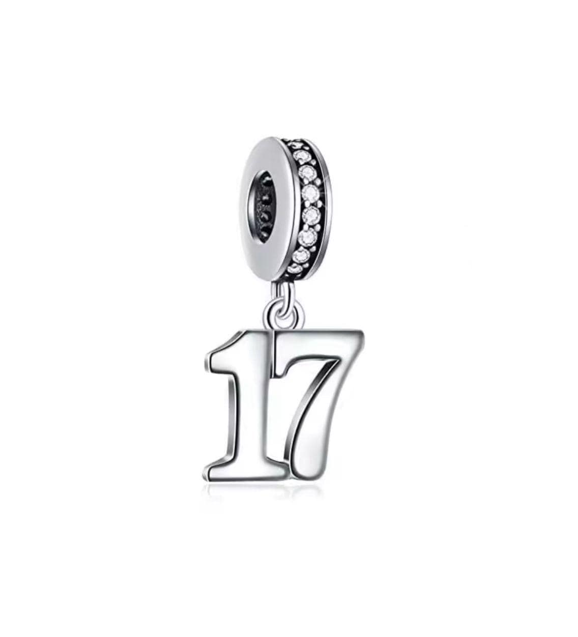 Birthday Card Pandora Charm 17th Birthday Heart Charm Pandora 50th