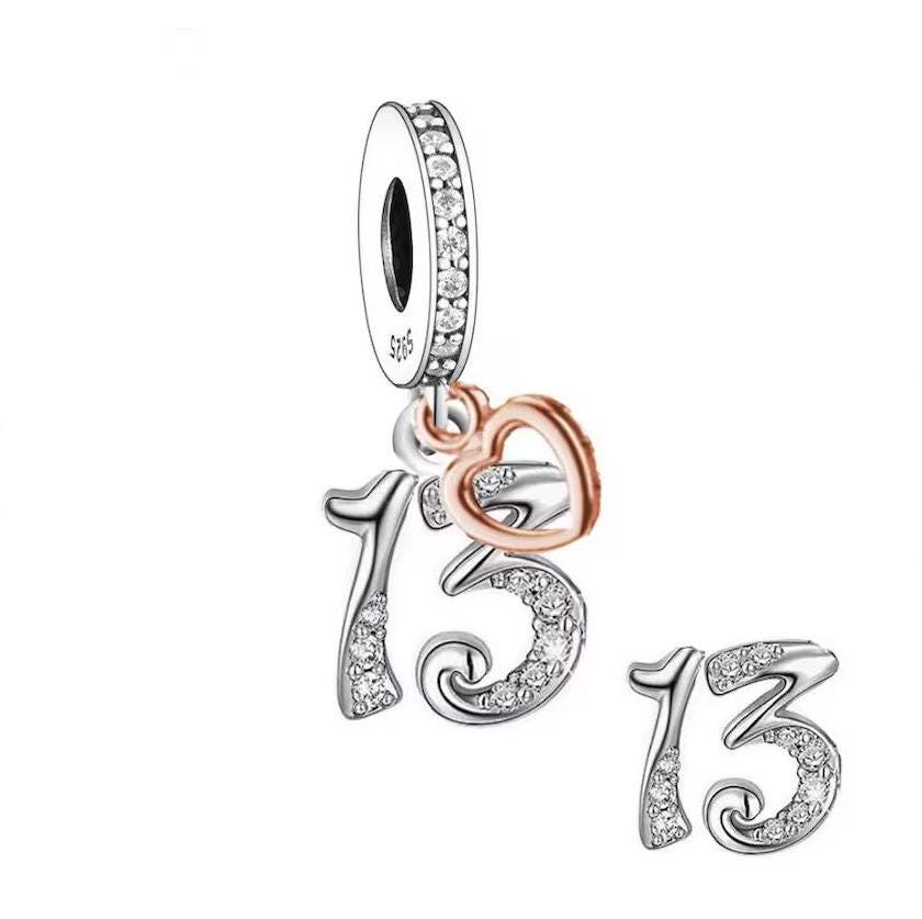 Pandora 13th birthday charm - Etsy 日本